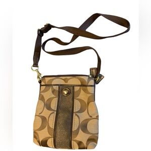 Coach crossbody brown
